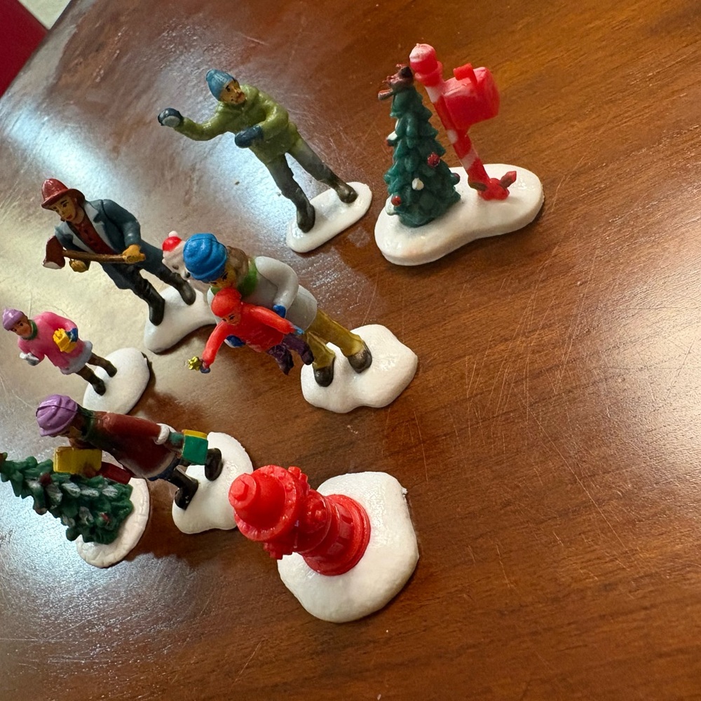 Festive Holiday Action Figure Set